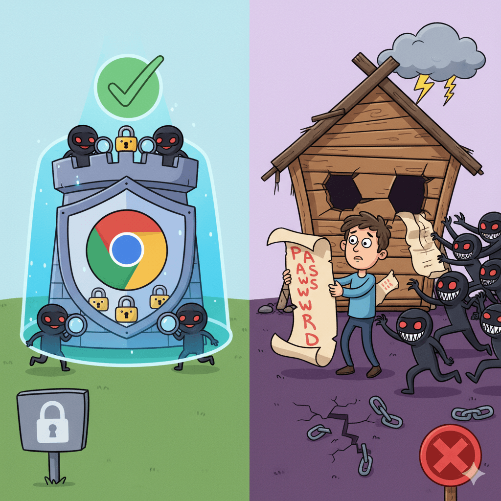 Chrome extension vs sharing passwords: what SMBs should choose